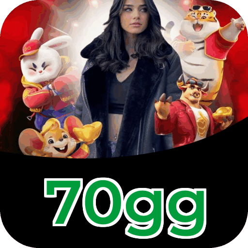 Interface do aplicativo 70gg mostrando jogos disponíveis no iOS e Android